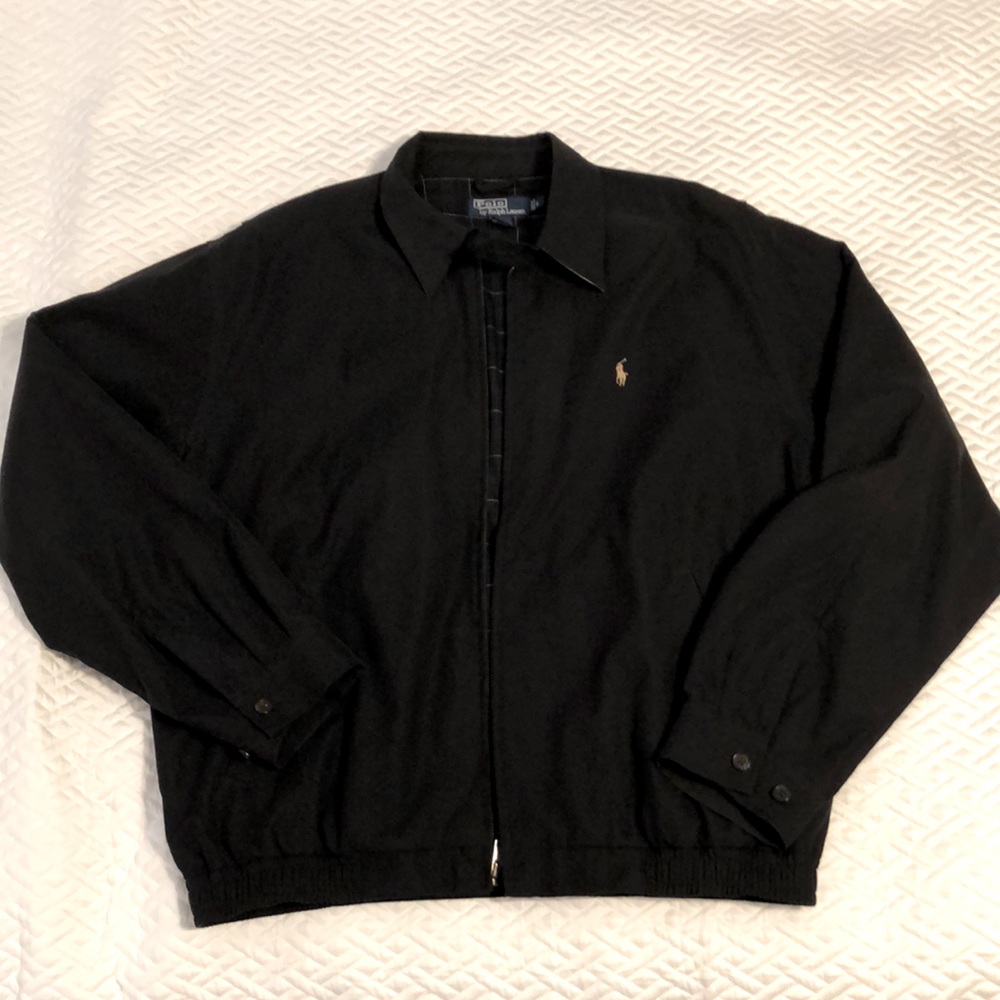 Polo Ralph Lauren black jacket.